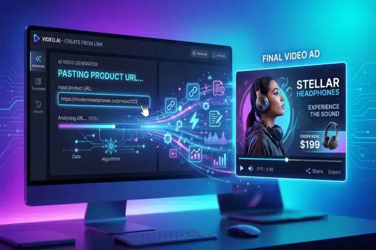 Turn Any Product Link Into a Video Ad — No Filming or Editing Needed Link Into a Video Ad